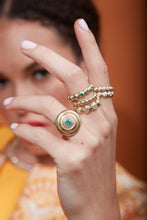 Load image into Gallery viewer, Evolve Cocktail Ring - Emerald
