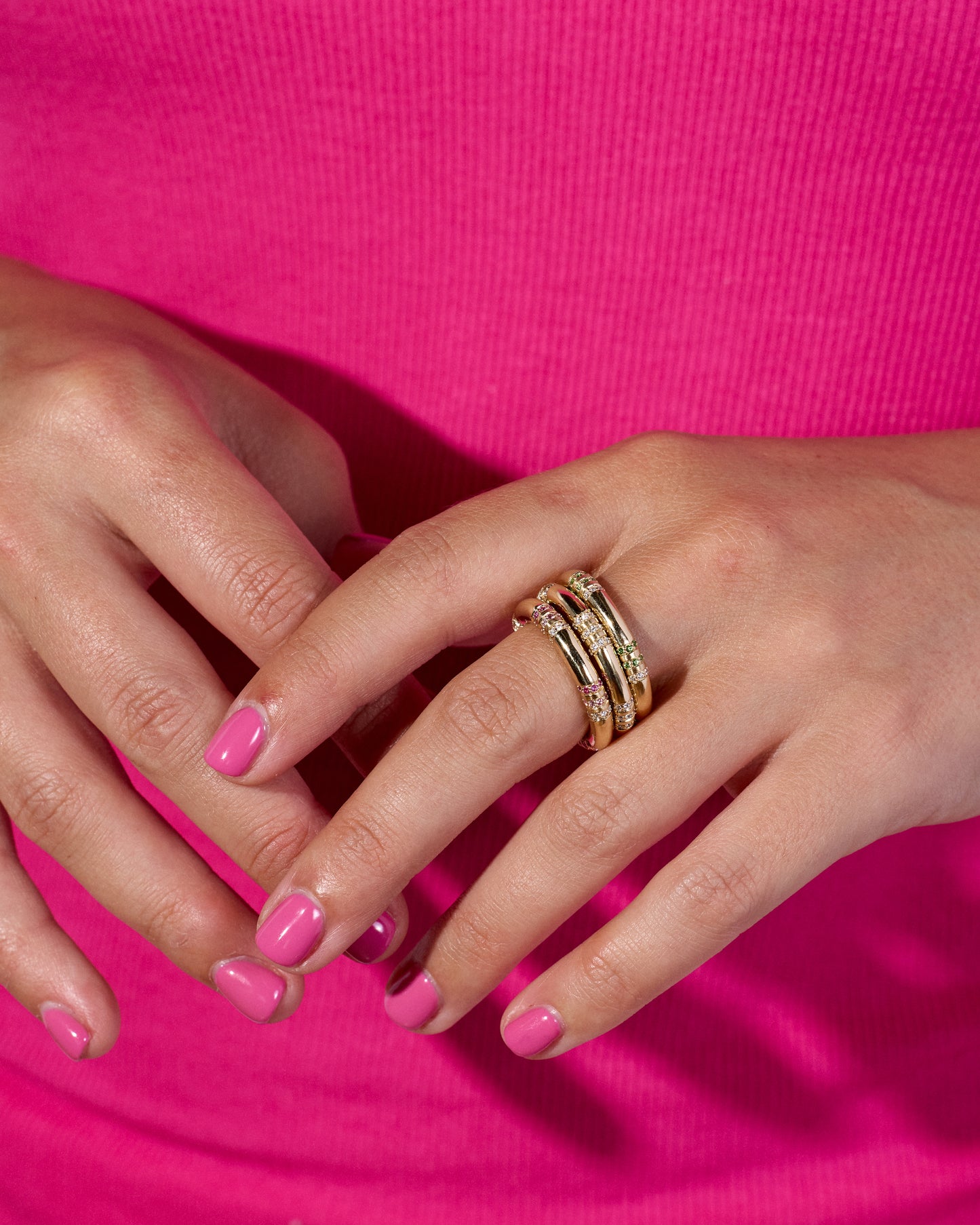 Crew Stacking Ring - Diamond