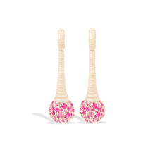 Load image into Gallery viewer, Revel Bobble Chandelier Earring - Pink Sapphire