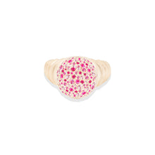 Load image into Gallery viewer, Revel Bobble Cocktail Ring - Ruby & Pink Sapphire