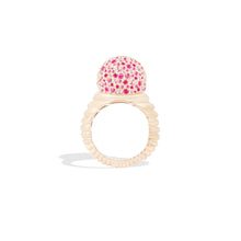 Load image into Gallery viewer, Revel Bobble Cocktail Ring - Ruby & Pink Sapphire