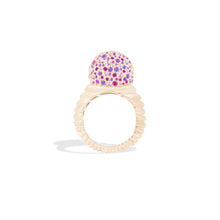 Load image into Gallery viewer, Revel Bobble Cocktail Ring - Tsavorite, Amethyst, Rhodolite Garnet & Pink Sapphire