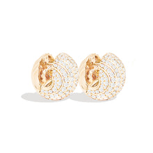 Load image into Gallery viewer, Revel Large Bead Huggie - Diamond