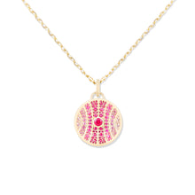 Load image into Gallery viewer, Revel Large Dimensional Pendant - Ruby & Pink Sapphire