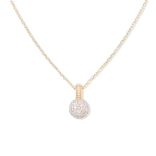 Load image into Gallery viewer, Revel Medium Bobble Charm Necklace- Diamond