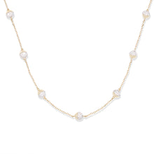 Load image into Gallery viewer, Revel Bead Station Necklace - Diamond