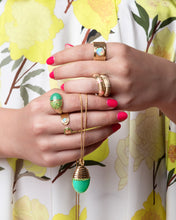 Load image into Gallery viewer, Found Cap Cocktail Ring - Chrysoprase & Tsavorite