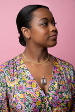 Load image into Gallery viewer, Spark Octagon Huggie - Emerald