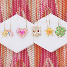 Load image into Gallery viewer, Juju Four Leaf Clover Charm Necklace