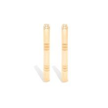 Load image into Gallery viewer, Crew Large Oval Hoop Earring - Diamond