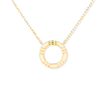 Load image into Gallery viewer, Crew Small Circle Pendant Necklace - Tsavorite & Diamond