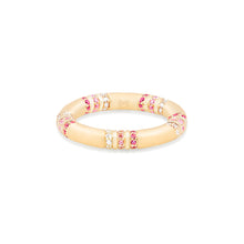 Load image into Gallery viewer, Crew Stacking Ring - Pink Sapphire & Diamond