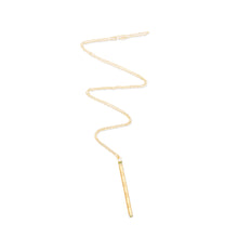 Load image into Gallery viewer, Crew Stick Pendant Necklace - Tsavorite & Diamond