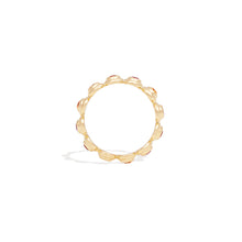 Load image into Gallery viewer, Evolve Stacking Ring - Large (Pink & Orange Sapphire)