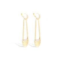 Load image into Gallery viewer, Found Cap Chandelier Earring - Diamond