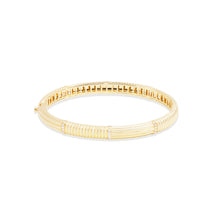 Load image into Gallery viewer, Found Ribbed Bangle Bracelet - Diamond
