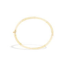 Load image into Gallery viewer, Found Ribbed Bangle Bracelet - Diamond