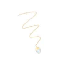 Load image into Gallery viewer, Found Large Cap Pendant Necklace - Moonstone & Diamond