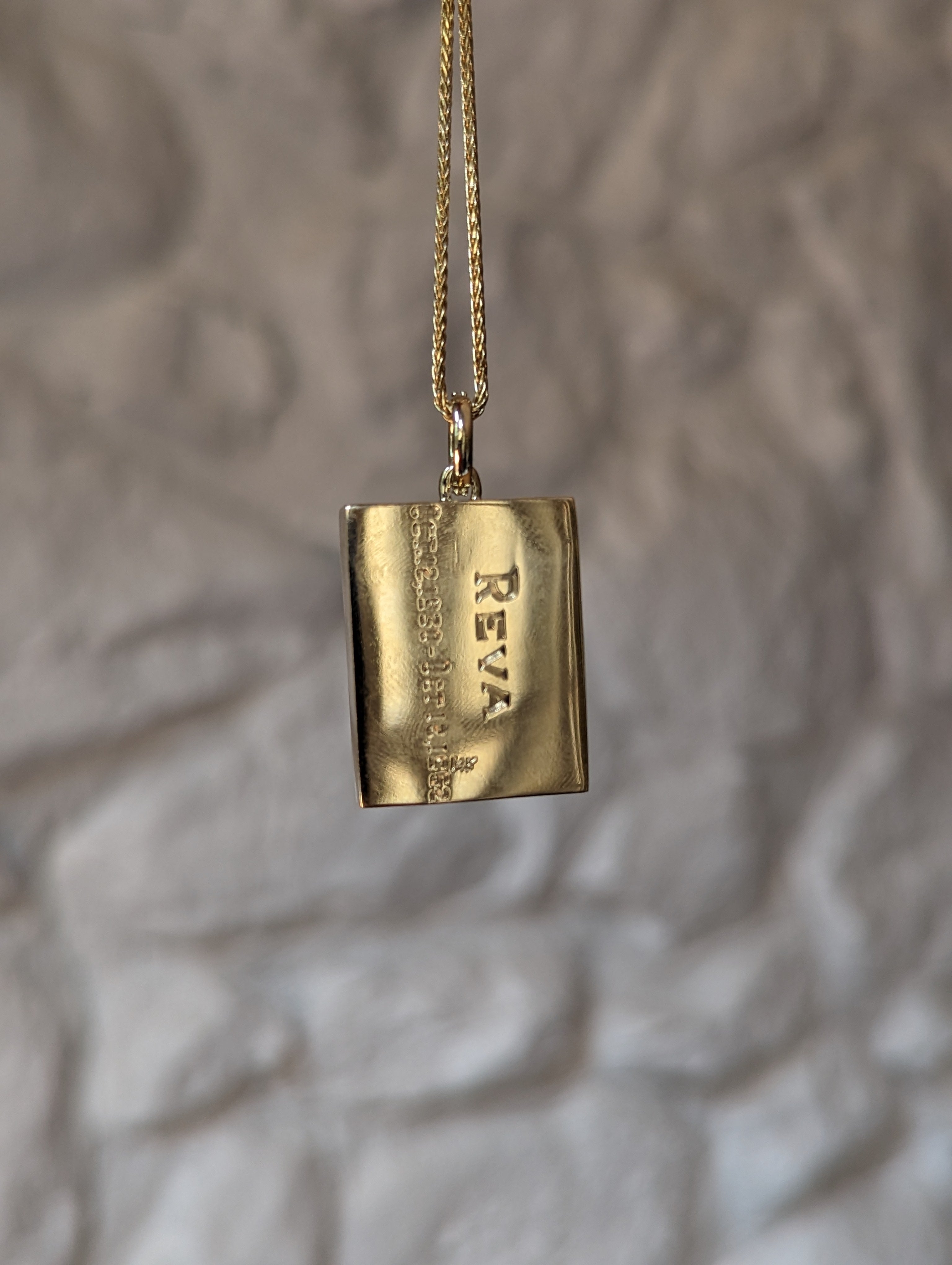 The original pill box engraving preserved in the design & production process