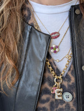 Load image into Gallery viewer, Family Heirloom Large Charm Loop Necklace