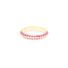 Load image into Gallery viewer, Crew Knife Edge Stacking Ring - Pink Sapphire