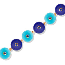 Load image into Gallery viewer, Evolve Stone Inlay Bracelet - Blue