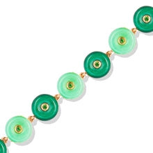 Load image into Gallery viewer, Evolve Stone Inlay Bracelet - Green
