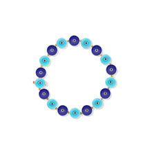 Load image into Gallery viewer, Evolve Stone Inlay Bracelet - Blue
