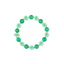 Load image into Gallery viewer, Evolve Stone Inlay Bracelet - Green
