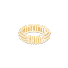 Load image into Gallery viewer, Found Ribbed Stacking Band Ring - Diamond