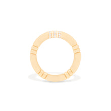 Load image into Gallery viewer, Crew Stacking Ring - Etched & Diamond