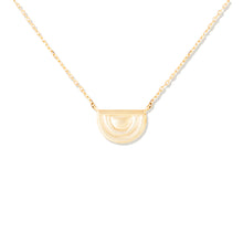 Load image into Gallery viewer, Edge Ferris Wheel Charm Necklace - Gold