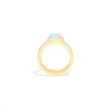 Load image into Gallery viewer, Found Cigar Band Ring - Opal