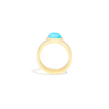 Load image into Gallery viewer, Found Cigar Band Ring - Turquoise