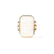Load image into Gallery viewer, Found Emerald Cut Ring - Moonstone