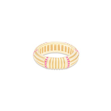 Load image into Gallery viewer, Found Ribbed Stacking Band Ring - Pink Sapphire