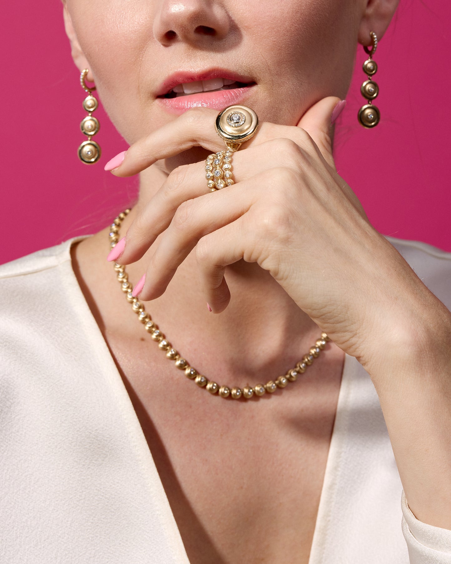 Evolve Chandelier Earring - Diamond