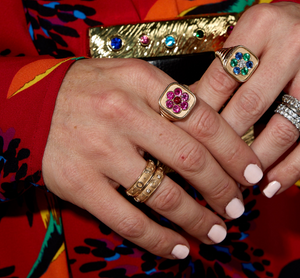 Family Stacks Ring - Letters