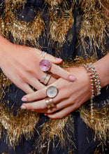 Load image into Gallery viewer, Revel Large Dimensional Ring - Ruby &amp; Pink Sapphire
