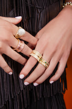 Load image into Gallery viewer, Revel Bobble Cocktail Ring - Ruby &amp; Pink Sapphire
