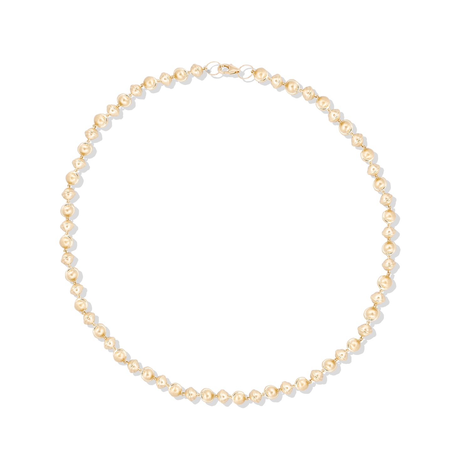 Revel Small Bead Necklace - Gold