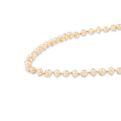 Revel Small Bead Necklace - Gold