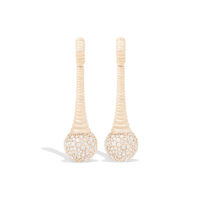 Revel Bobble Chandelier Earring - Diamond
