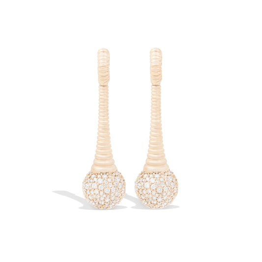 Revel Bobble Chandelier Earring - Diamond
