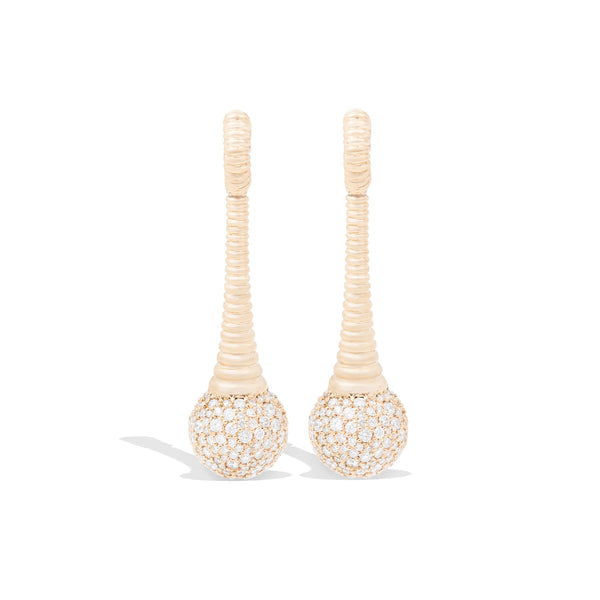 Revel Bobble Chandelier Earring - Diamond