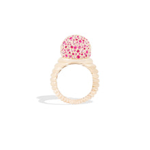 Load image into Gallery viewer, Revel Bobble Cocktail Ring - Ruby &amp; Pink Sapphire
