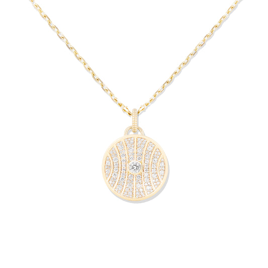 Revel Large Dimensional Pendant - Diamond