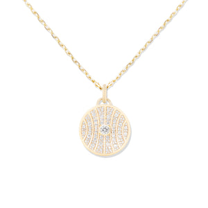 Revel Large Dimensional Pendant - Diamond