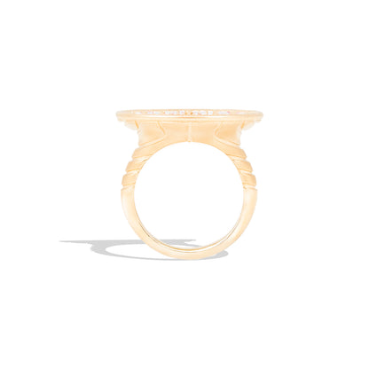 Revel Large Dimensional Ring - Diamond