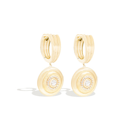Evolve Charm Earring - Diamond